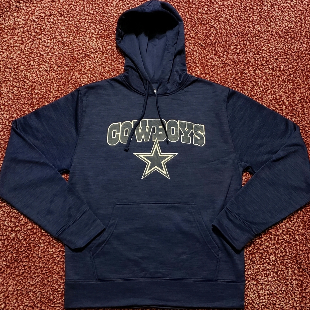 DALLAS COWBOYS Navy Blue "Tillar Poly Hoody" Pullover (M, L, XL, 2XL,3XL)